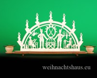 Schwibbogen Mini kleiner Lichterbogen Miniaturschwibbogen Ergebirge Bergmänner